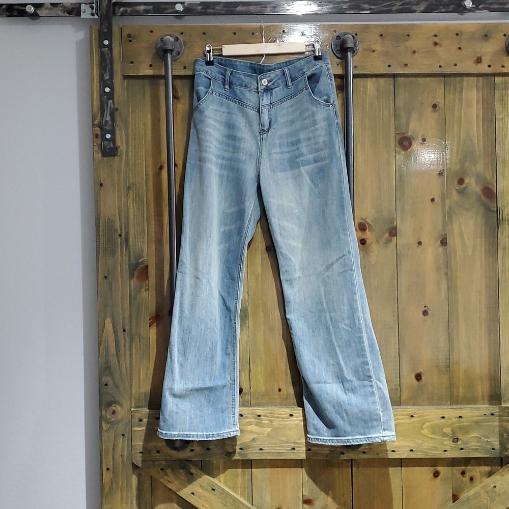 DENIM DAYCLOSET JEANS WIDE LEG 2XL Casual Streetwear Y2K Roomy